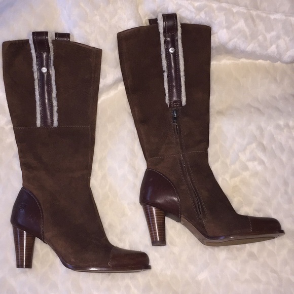 UGG Shoes - Authentic Ugg Australia brown high heel boots